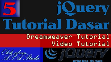 5, Memastikan Instalasi jQuery Pada Sebuah Halaman Web, jQuery Video Tutorial Dasar