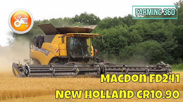 Harvest 2023 | New Holland CR10.90 combine & MacDon FD241 header