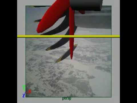 why rolling shutter on iPhone/CMOS camera explained in 3D simulation