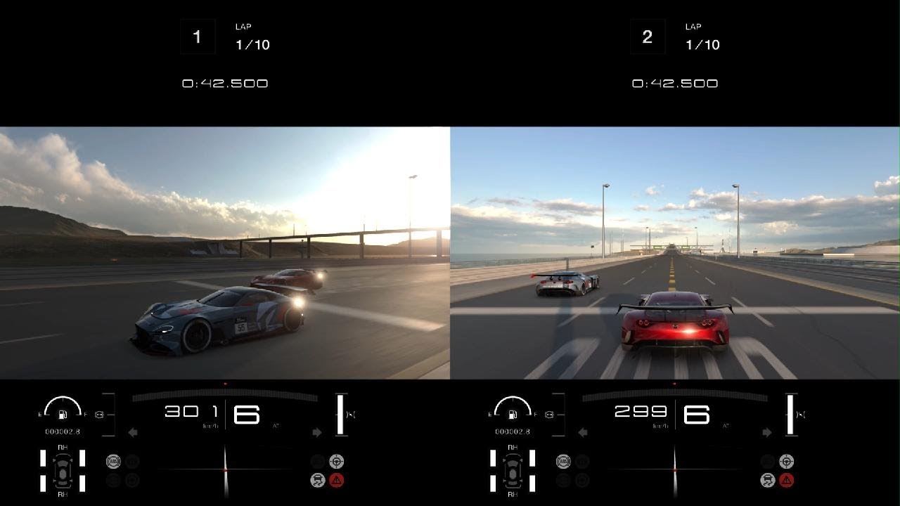 Here's hoping GT7 has local split-screen And it would be even nicer if  local multiplayer included a full grid to race against! Fingers crossed : r/ granturismo