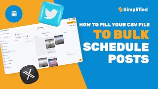 How to fill your CSV file to bulk schedule posts to X (former Twitter)