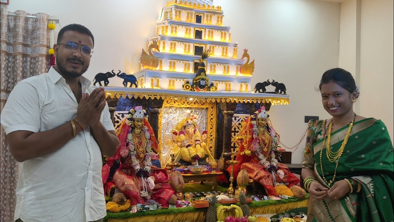 रात्र भर जागरण देवीचे गाणे🤩 महालक्ष्मी विसर्जन☺️ घर सुन सुन झालं🥺