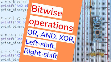 6 - Bitwise operations in C: And, Or, One