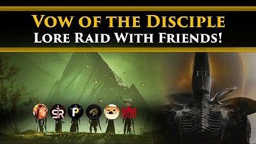Destiny 2 Lore - Vow of the Disciple Lore Raid! W/ Fallout Plays, Bog, Snazzy, Khan & Lunar!