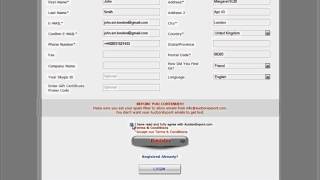 AuctionExport.com -- How to register