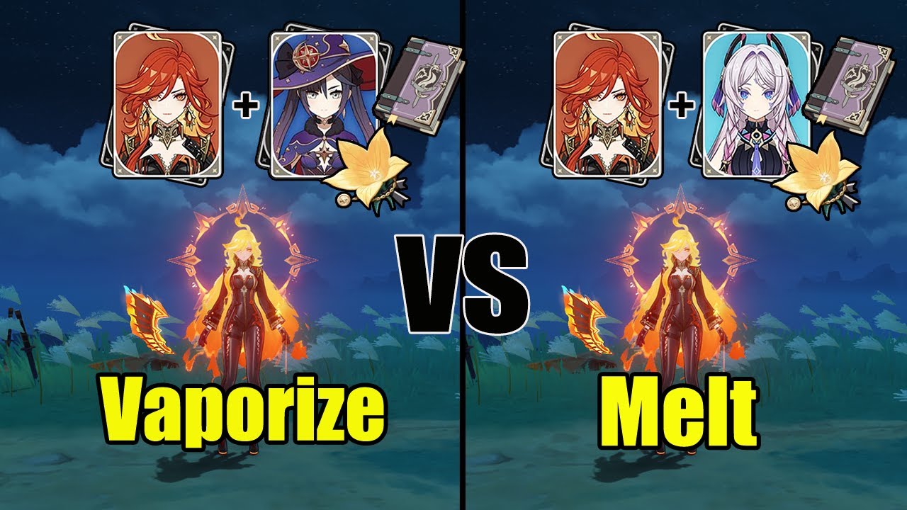 Mavuika Mona vs Mavuika Citlali - Vaporize vs Melt // Genshin impact