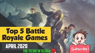 Top 5 Android Battle Royale Games 2020 in Telugu  | Must watch | Subscribe to The Techie ❤️ | screenshot 5