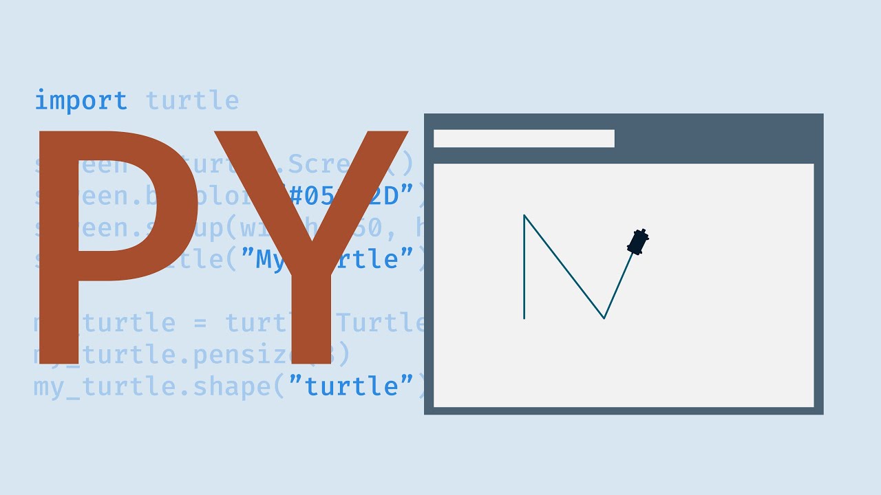 Python Turtle - Design and Code a Logo - YouTube