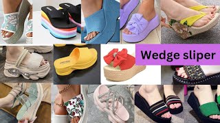 impressively stylish trendy wedge slippers 2023 for summer/comfy simple unique dailywear/dandywear screenshot 4