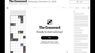 Crossword 12312025