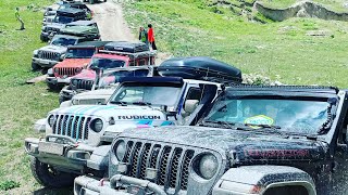 Jeep Кавказ 2023 30+ Wrangler идут на Эльбрус off-road маршрут 500 км
