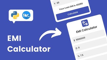 How To Create A EMI Calculator Using KivyMD And Python | EMI Calculator