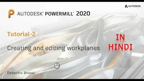 PowerMill-2020 Tutorial in Hindi (Tutorial-2)