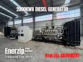 Enerzip SD2000D5 Data Center Generator Set  ATS &amp; Paralleling Test #datacentergenerator #enerzip