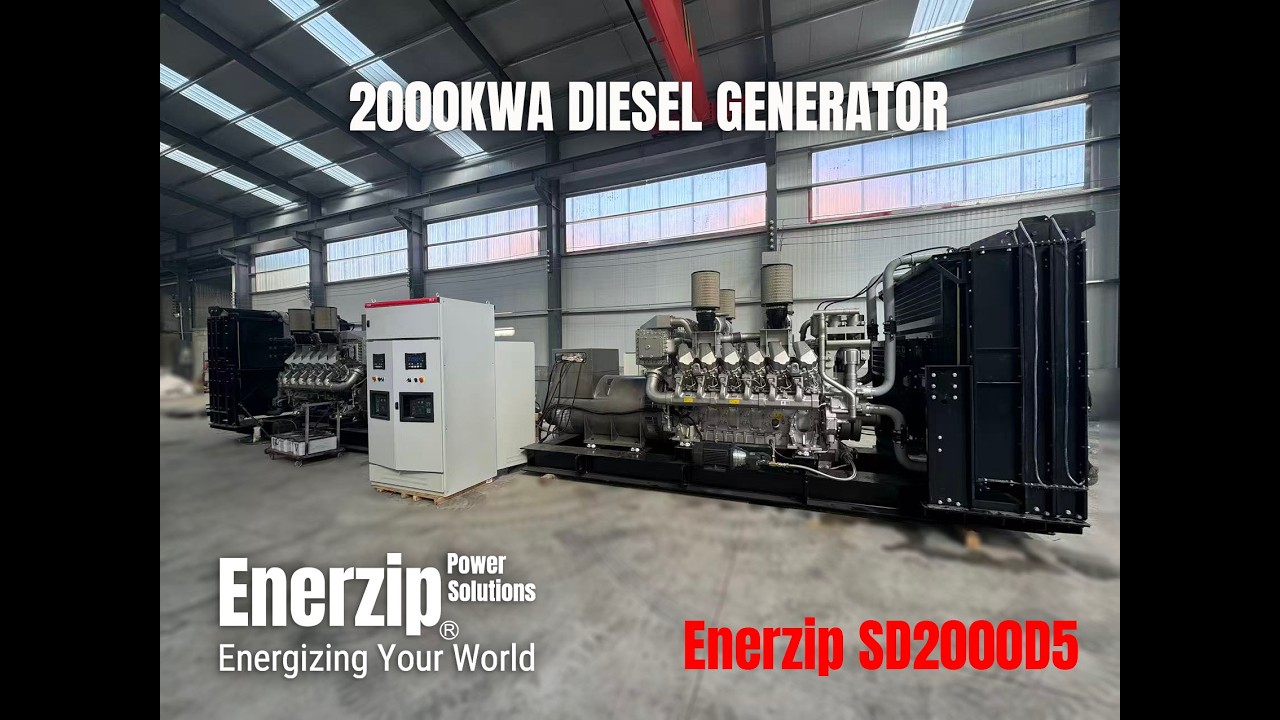 Enerzip SD2000D5 Data Center Generator Set  ATS & Paralleling Test