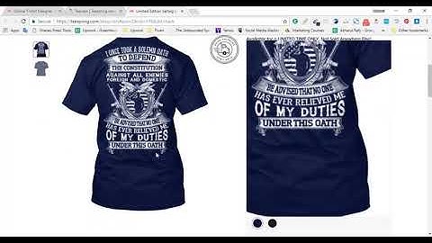 How to design a Tshirt with Teespring Artworks | Without Photoshop or Illustrator