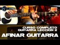 Cómo Afinar Guitarra Acústica Para Principiantes (HD) LECCIÓN 2 Curso de Guitarra - Christianvib