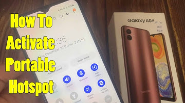 How to Activate Portable Hotspot in SAMSUNG Galaxy A04 – Create Network Access Point