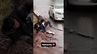 They Left Him On The Road… Until Kindness Arrived 😱❤️ #Hope #Humanity #shorts