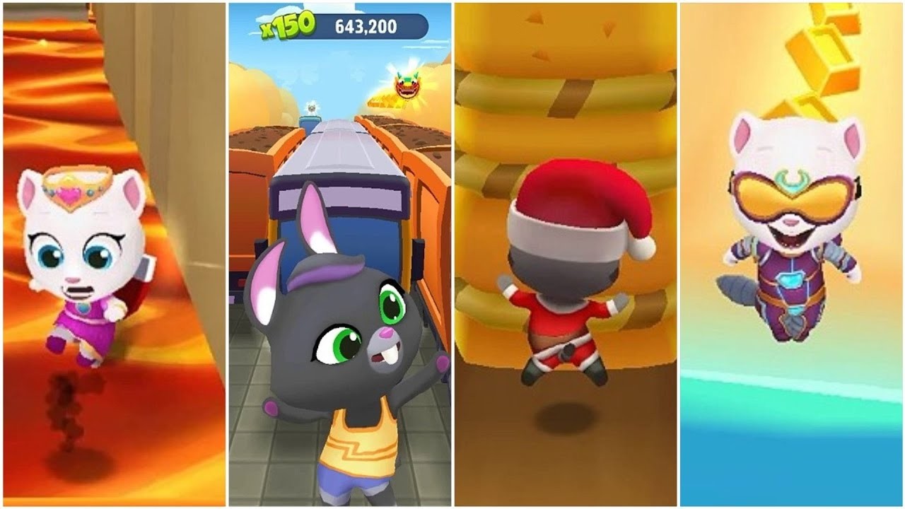 Talking Tom Gold Run - All Best Funny Fails