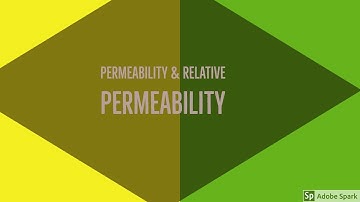 PERMEABILITY  and RELATIVE PERMEABILITY.