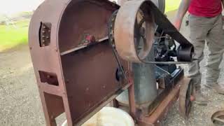Cushman governed engine and IH corn sheller