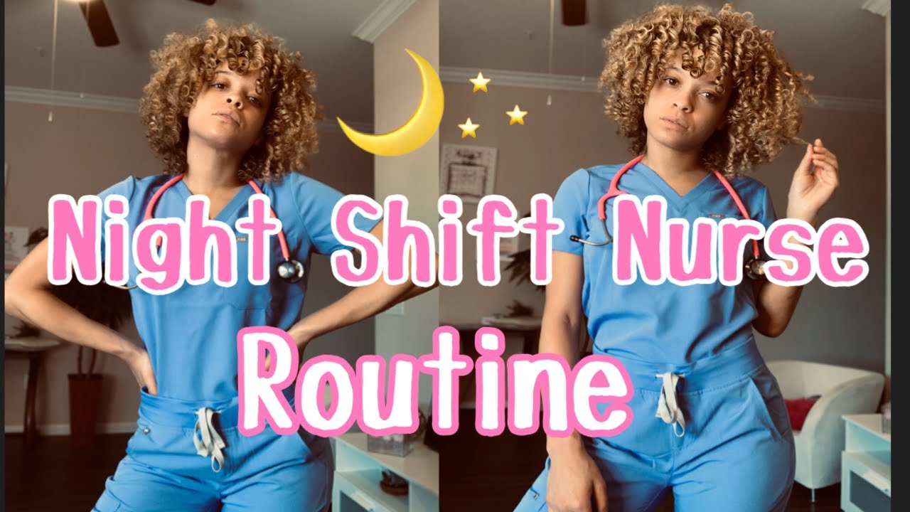 NIGHT SHIFT NURSE ROUTINE | DAY IN THE LIFE | NURSE LEW - YouTube