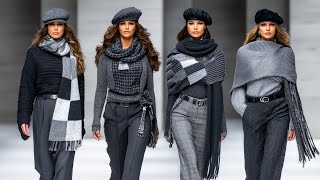 Max Mara Inspired Fall/Winter 2025/26 | Charcoal Grey Neutrals for Modern Women