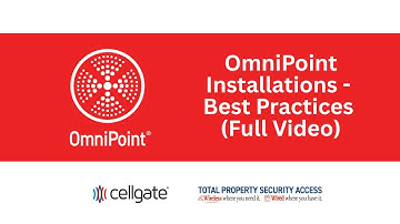 OmniPoint Full Installation Video: Best Practices