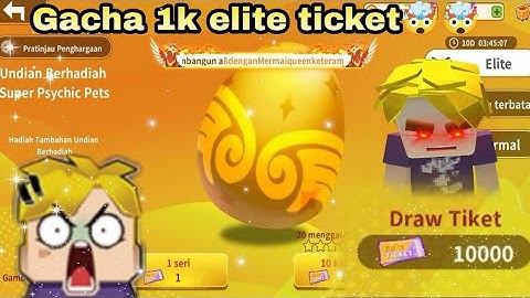 gacha 1.000 ticket elit in trainers arena 😨(GerenaBlockmanGo)