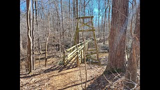 Hiking the Bridge Loop at Chicopee Woods Nature Preserve in Gainesville Georgia