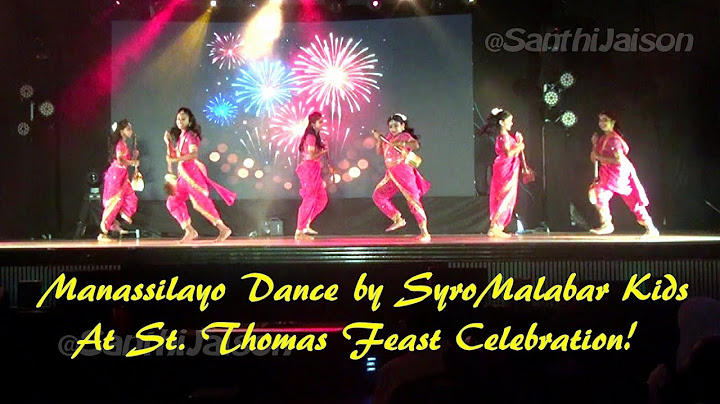 Manassilayo dance by Syro Malabar Kids for St. Thomas feast #manassilayo #vettaiyan #trending #viral
