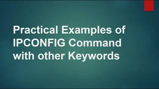 ipconfig commands for IT support | Part 13 screenshot 3