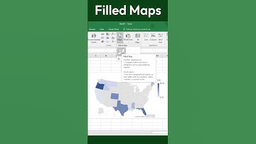 FILLED Maps Made Easy in Excel!