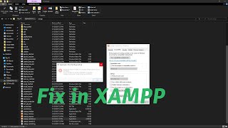 Access violation at address in XAMPP