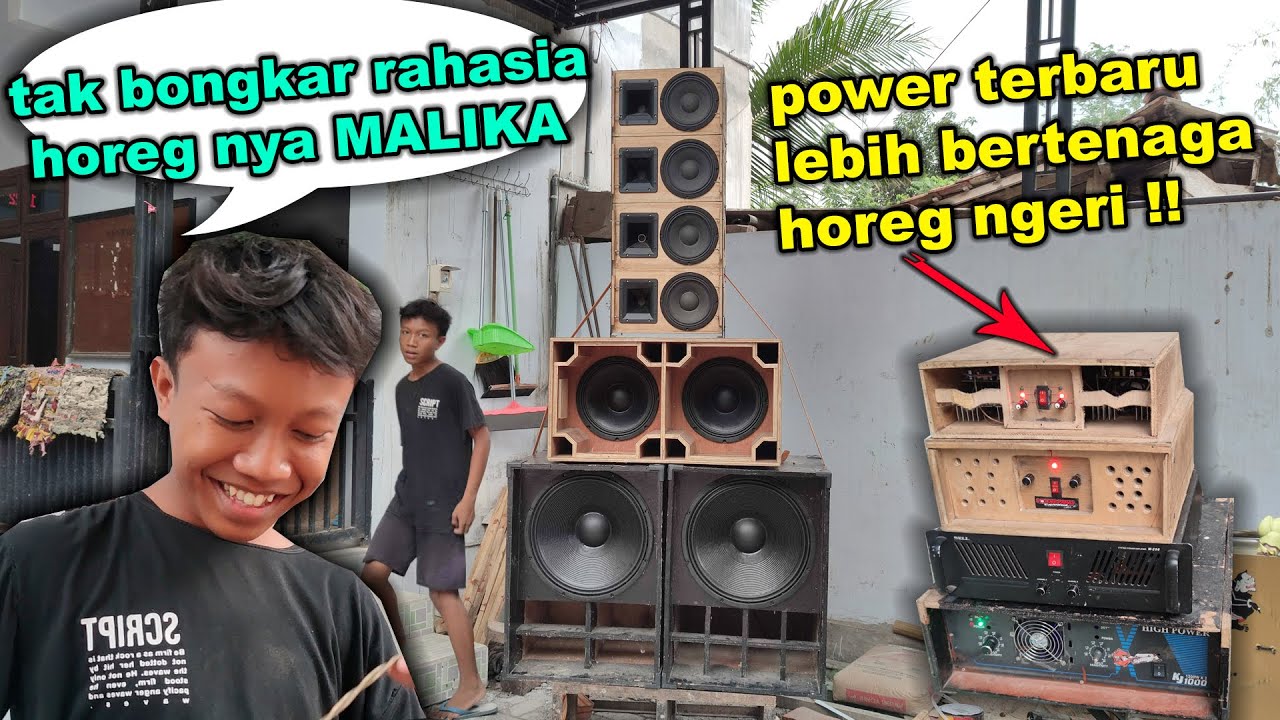 MALIKA audio JOB sound miniatur horeg acara rutinan sholawat HOREG