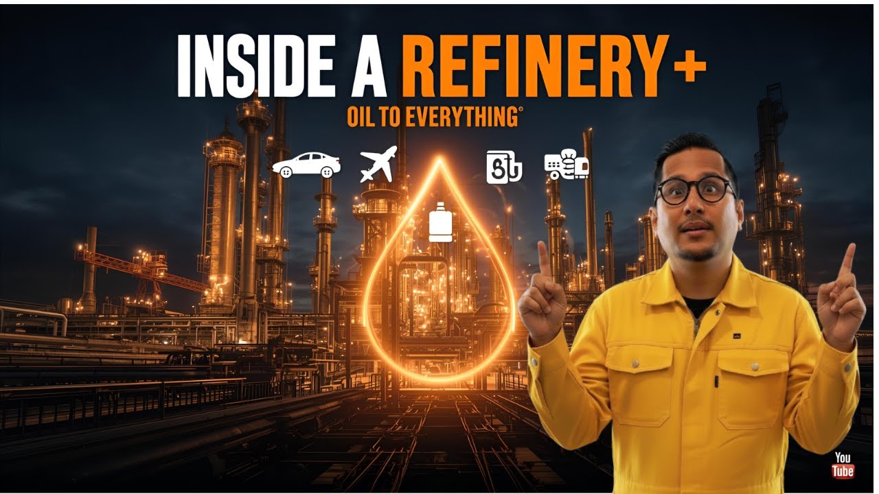 What Really Happens Inside a Refinery: Crude Oil to Everything We Use  