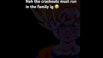 Lil bro caught the crashouts as well 😭 #crashout #goten #gohan
