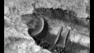 Огромный дискообразный НЛО обнаружили на Марсе