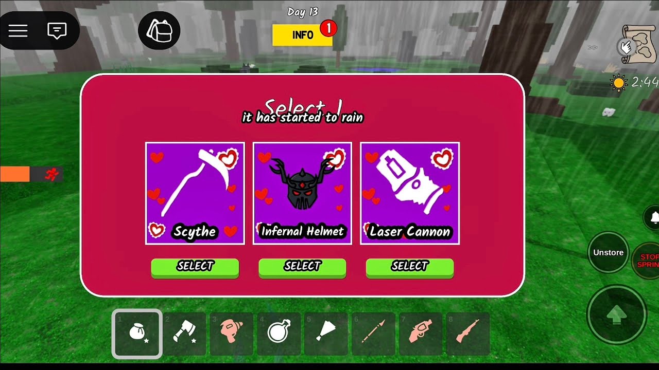 NEW VALENTINES UPDATE gone crazy in 99 nights in the forest roblox 