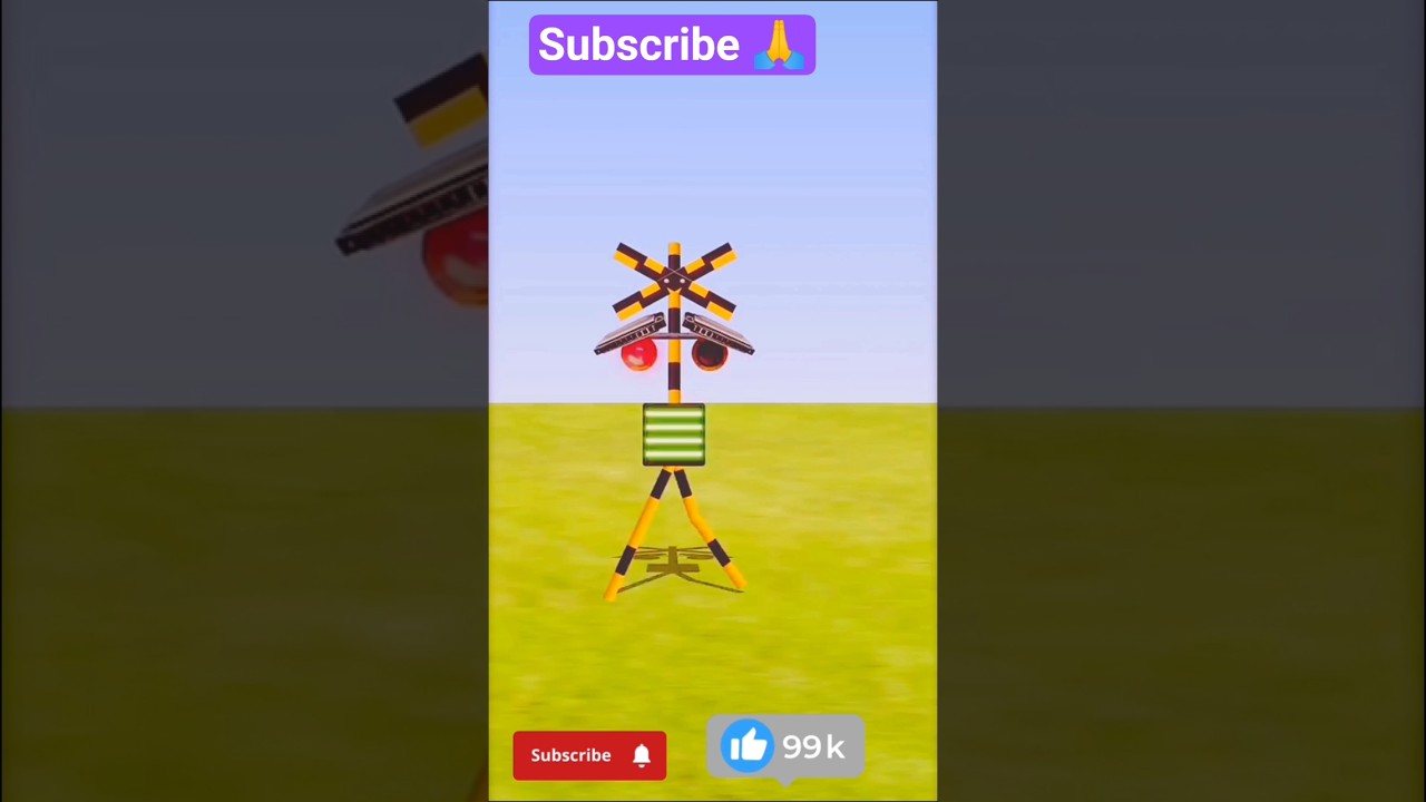 感情豊かな踏切 fumikiri railroad crossing 🚥