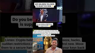 Do you believe Xrp price is suppressed #xrp #xrpcommunity #xrparmy #cryptosecurity #xrptipbot