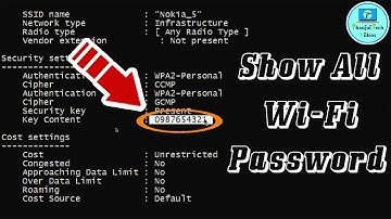 How To Show WiFi Password in Windows 10 || Thanjai Tech Videos