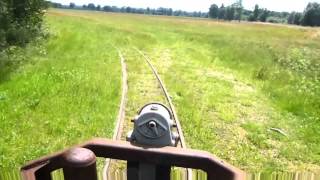 Feldbahnlok WSL 1 auf der Moorbahn-Strecke in Wagenfeld-Ströhen