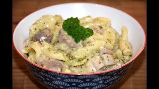 Макароны и Курица с Соусом из Брокколи в Мультиварке Скороварке Redmond Макароны и Курица с Соусом из Брокколи в Мультиварке Скороварке Redmond