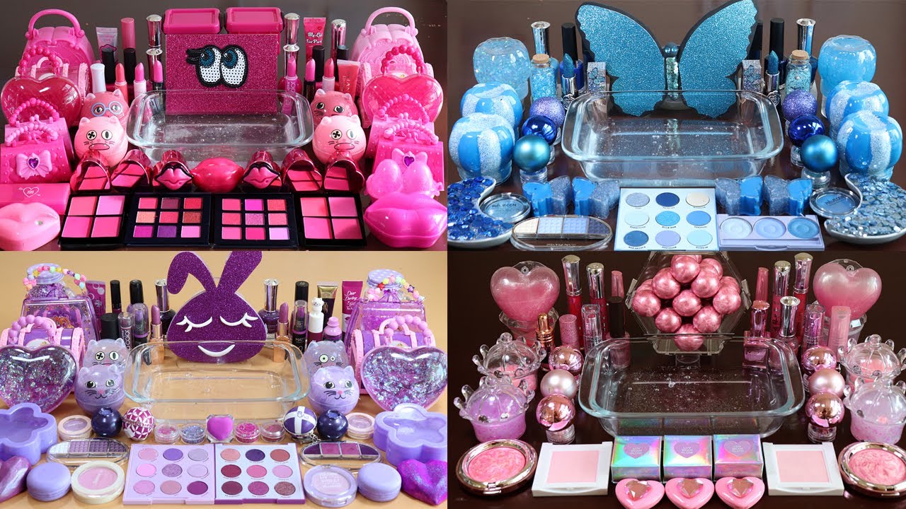 My best slime Pink, blue, purple Compilation! Most Satisfying Slime Video!★ASMR★