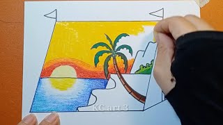 Vẽ trang trí Lều Trại  Vẽ lều trại đơn giản nhất  Mĩ Thuật lớp 8  KC art  3  YouTube