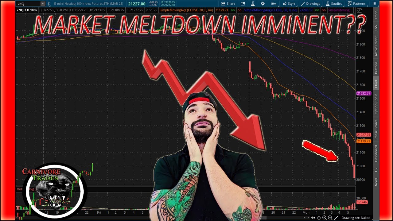 Deepseek Triggers Stock Market CRASH - MELTDOWN IMMINENT? - YouTube