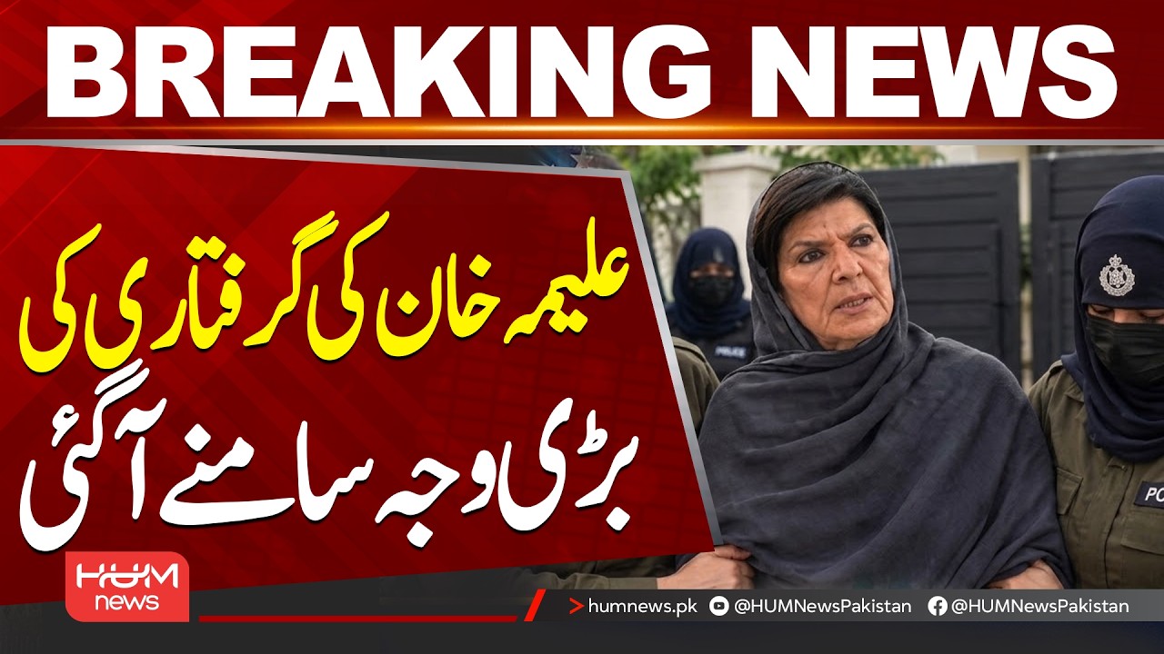 Why Was Aleema Khan Arrested? Major Reason Revealed | 30-Day Detention Order| Hum News | Pakistan