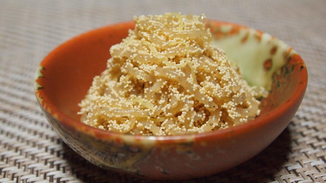 白滝と生たらこの炒り煮